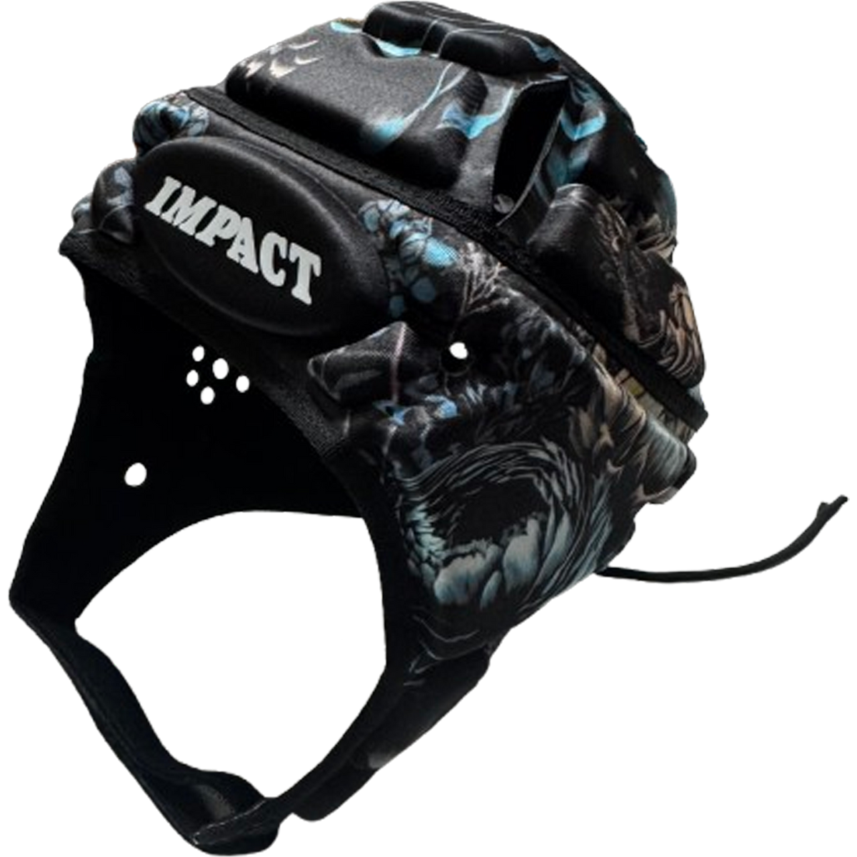 Casque IMPACT FLOWER BLACK 